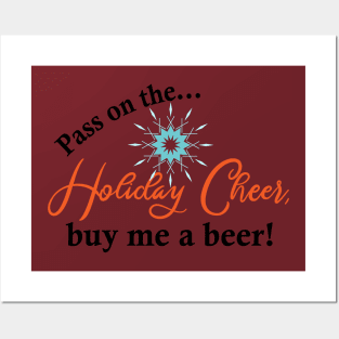 Holiday Cheer with a Beer Posters and Art